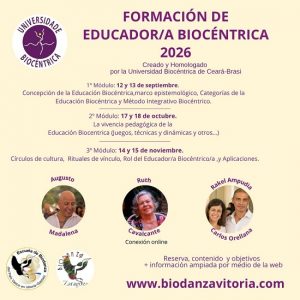 MATRÍCULA Formación de Educador/a Biocéntrica 2026